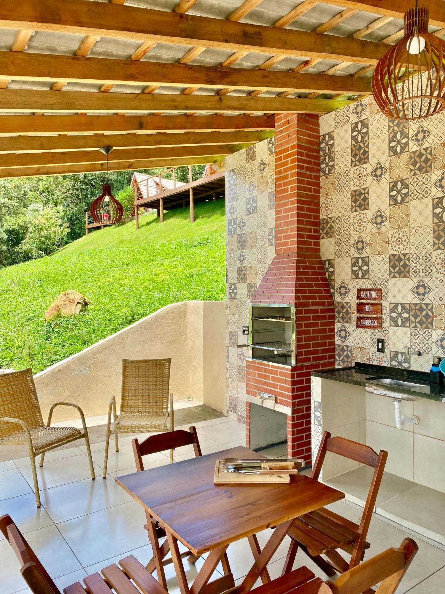 Chales Fazenda Floresta Das Araucarias Cunha Exterior foto