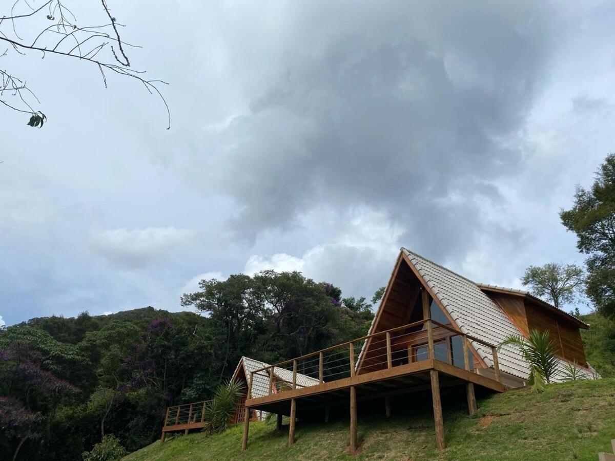 Chales Fazenda Floresta Das Araucarias Cunha Exterior foto
